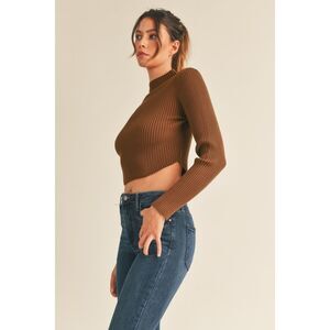 Mable Remember Me Sweater Too in Cognac Size Large